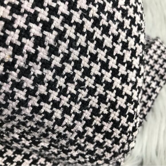 NEIMAN MARCUS Vintage 100% Silk Houndstooth Blazer Jacket Women’s Size 12 - Picture 9 of 13